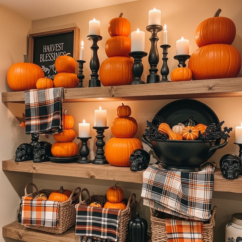 How to Mix Halloween & Fall Decor in Your Kitchen