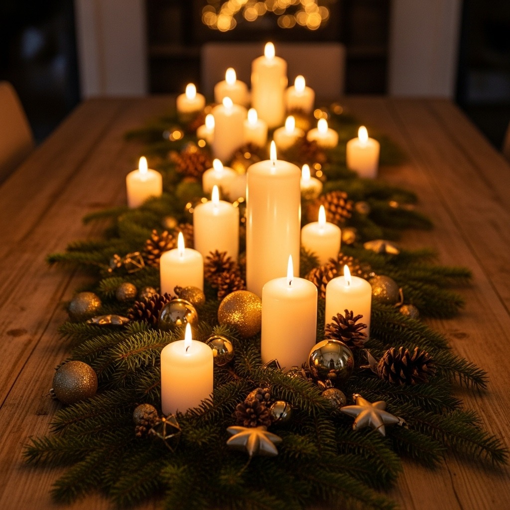 9 Cozy Christmas table centerpieces