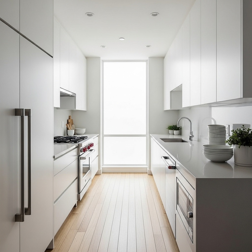 9 Narrow Kitchen Ideas