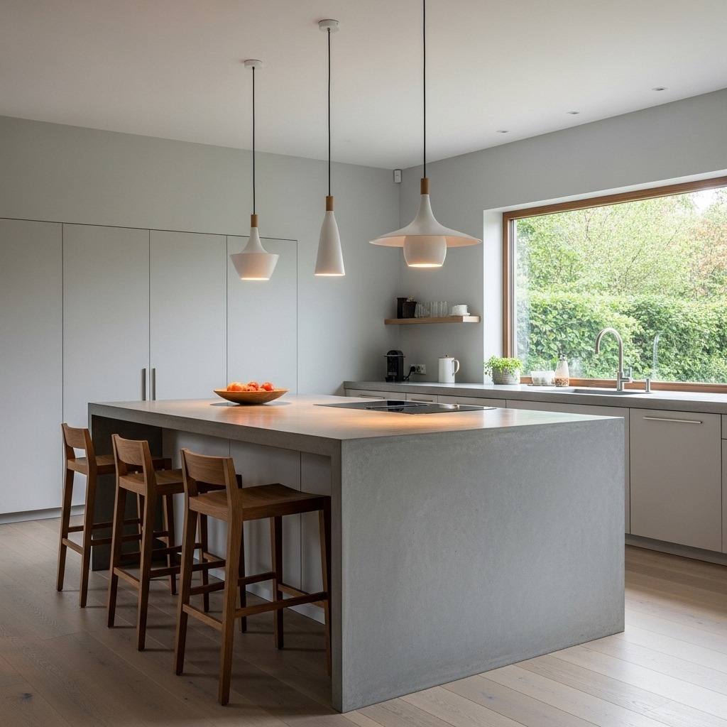 9 Simple Concrete Kitchen Ideas