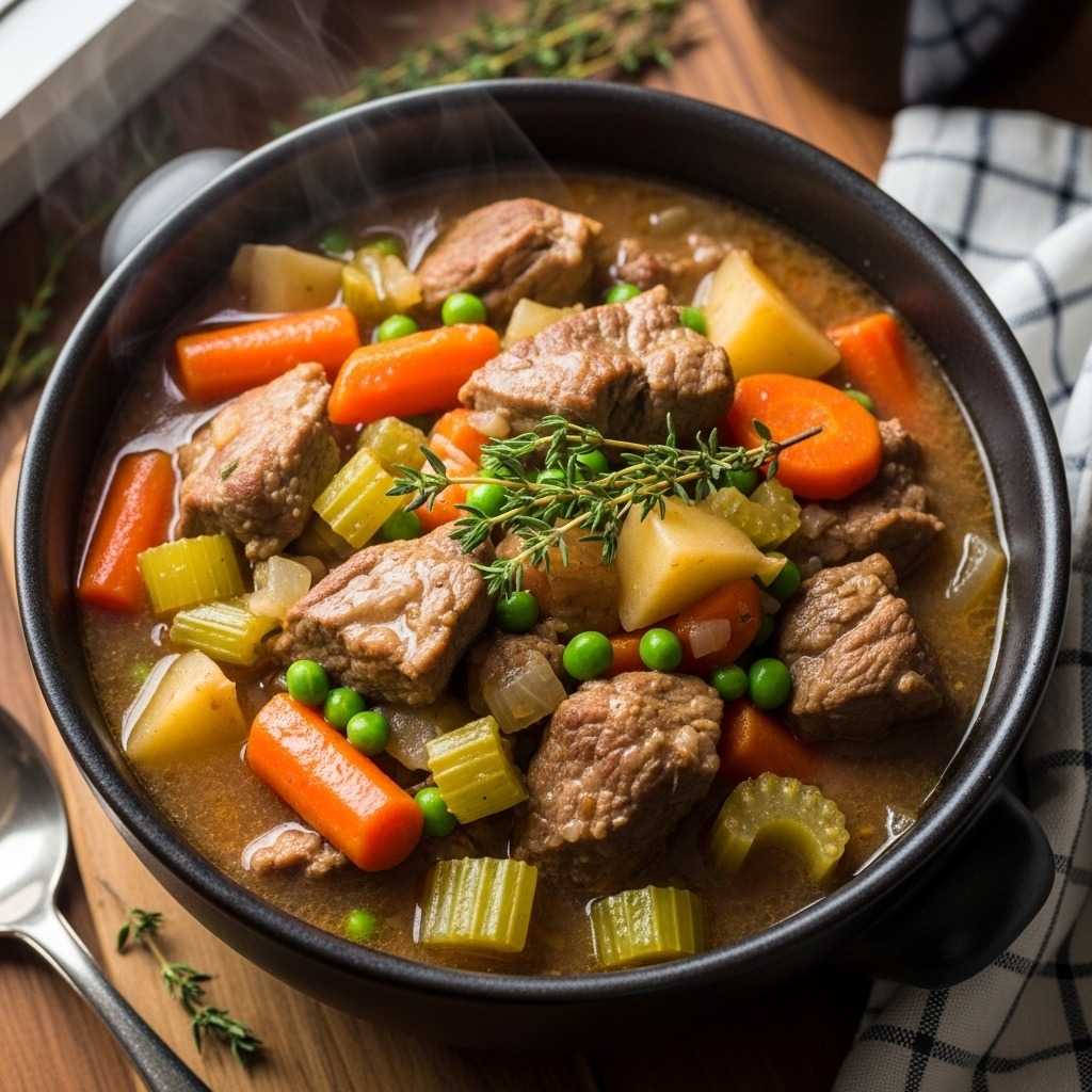 Slow Cooker Pork Stew (Boston Butt Roast Recipe)