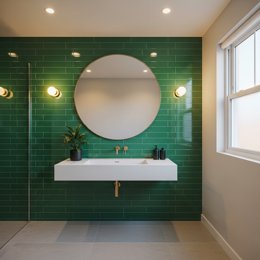 9 Green Bathroom Ideas