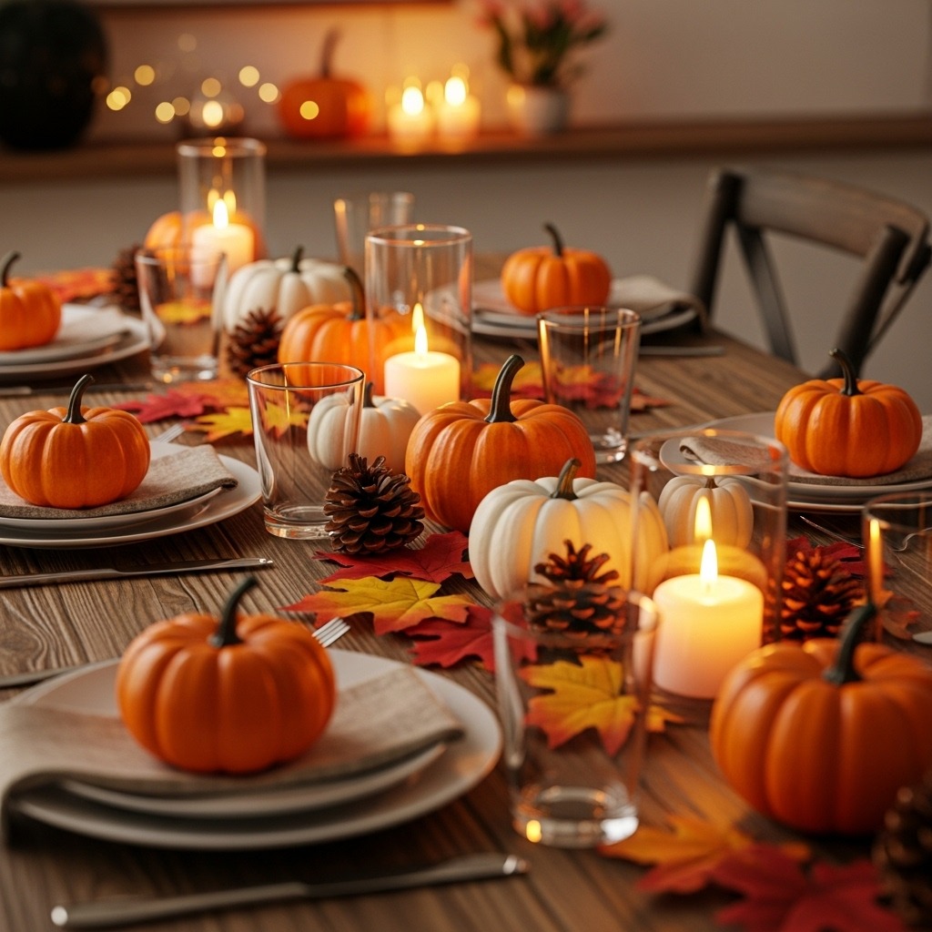 15 Thanksgiving party decorations table settings