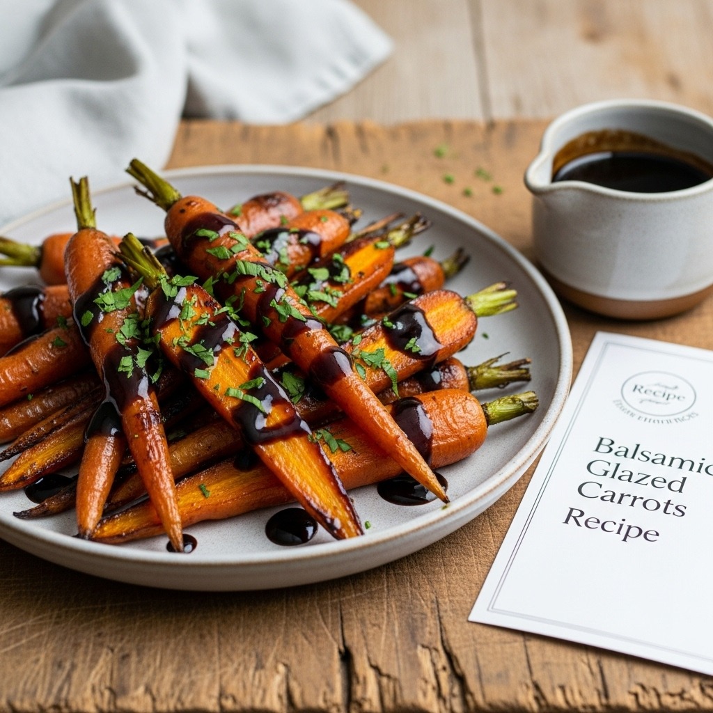 Balsamic Glazed Carrots Recipe
