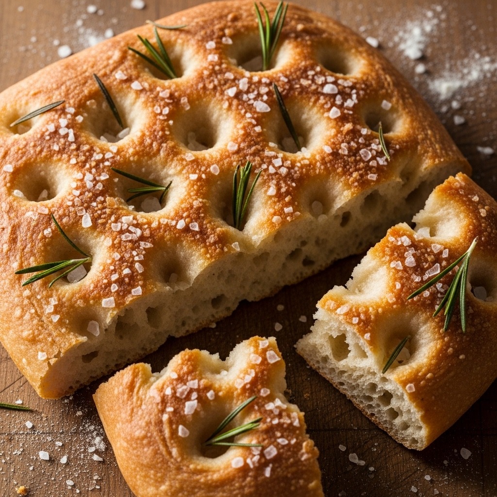 Sourdough foccacia recipe