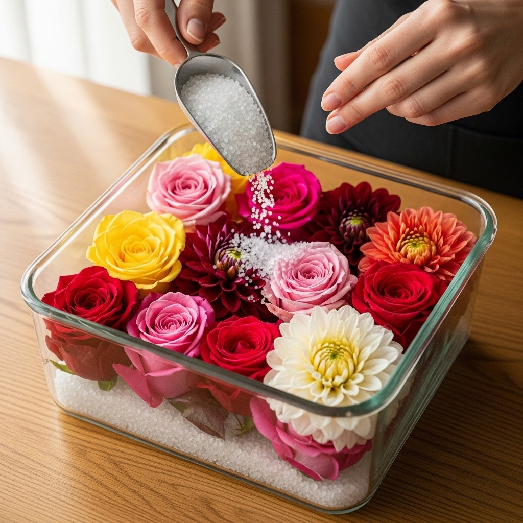 How to dry flowers