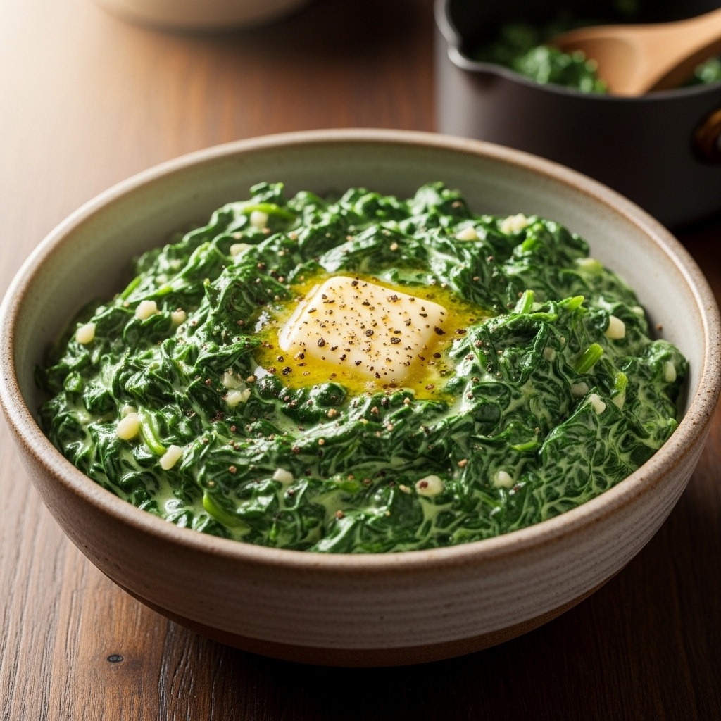Easy Creamed Spinach Recipe