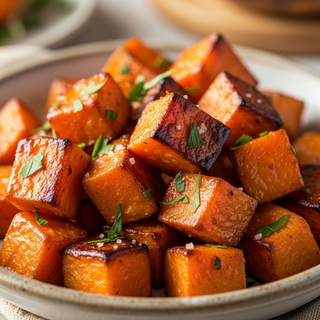 Maple Roasted Sweet Potatoes Recipe