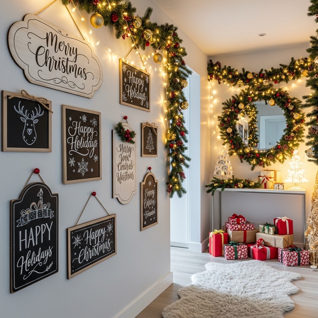 14 Hallway christmas decorating ideas work