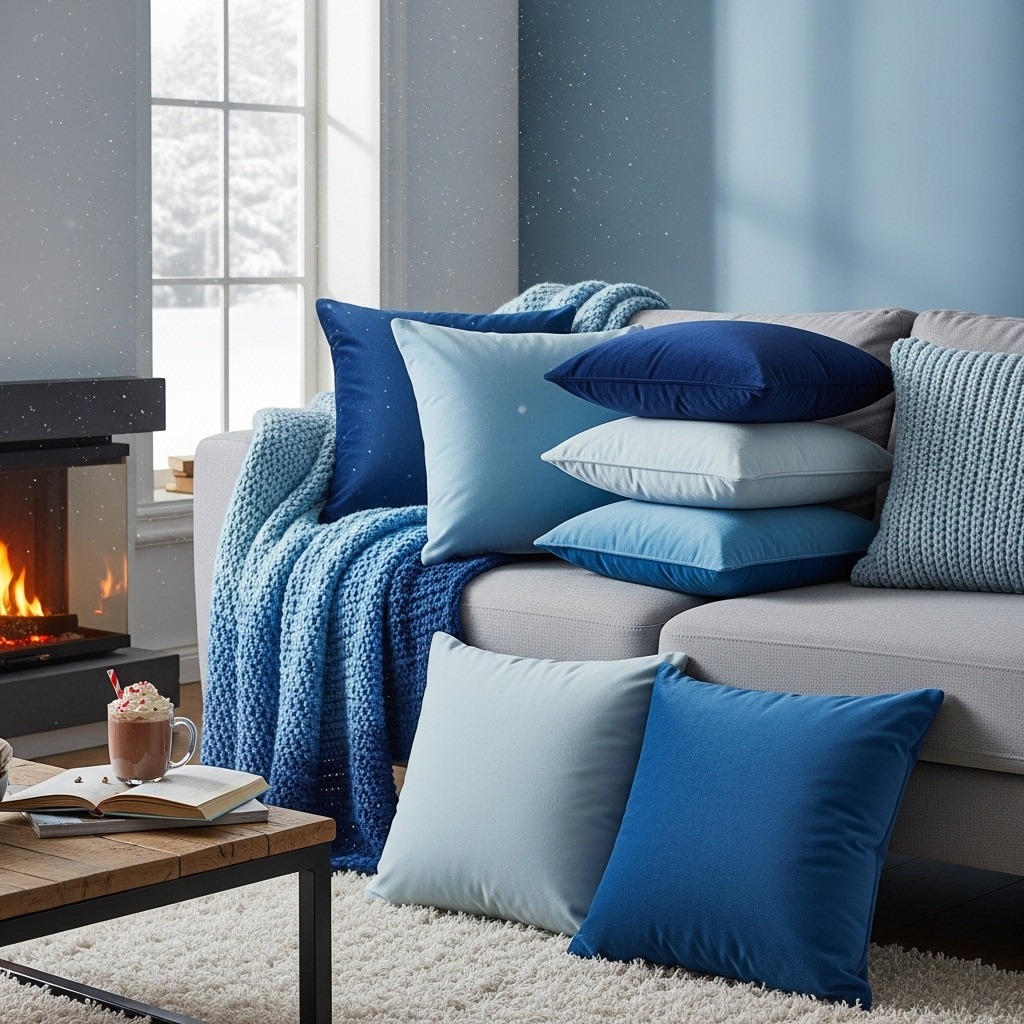 14 Winter decor ideas for the home blue