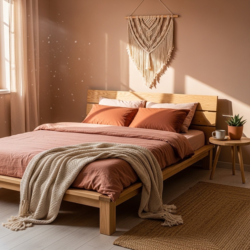 14 Earthy Pink Bedroom Aesthetic Ideas