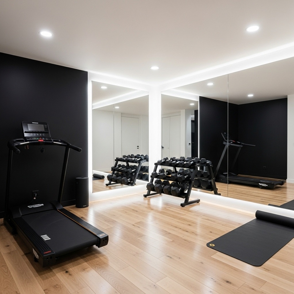 14 Small Gym Room Ideas Black