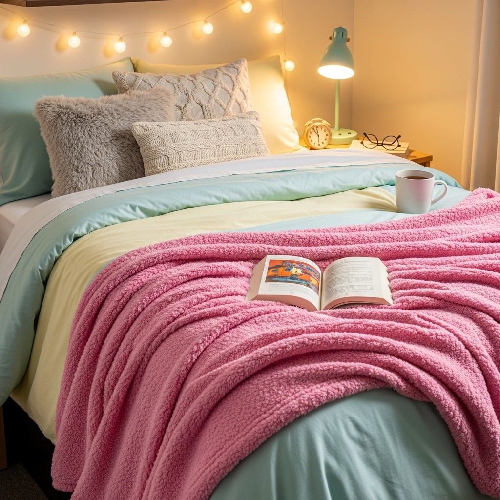 14 Pink dorm room ideas for girls college