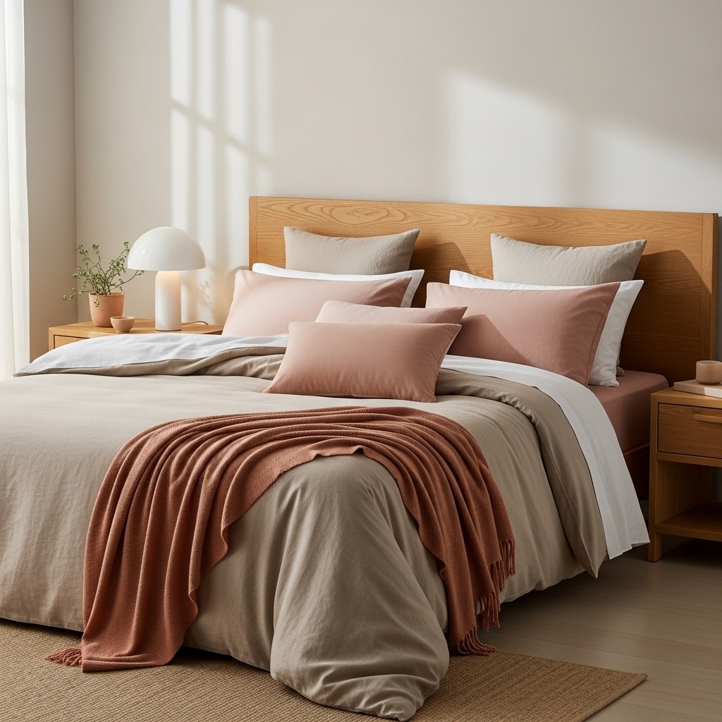 14 Blush Pink Earthy Bedroom Ideas for a Warm and Timeless Space