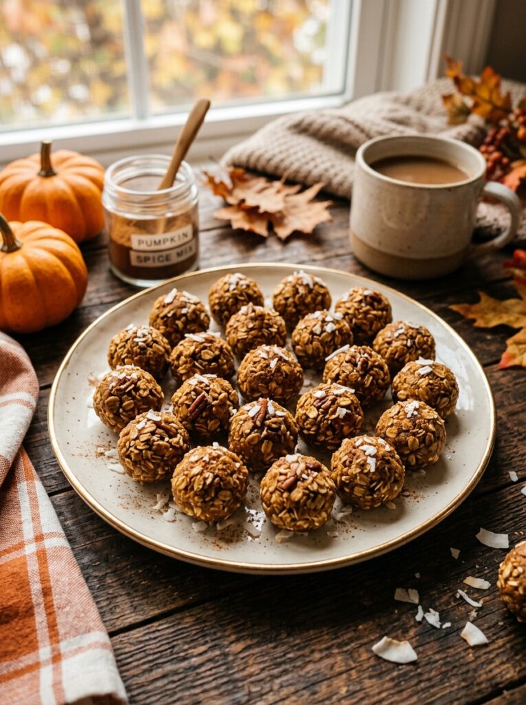 Pumpkin Spice Energy Bites Recipe